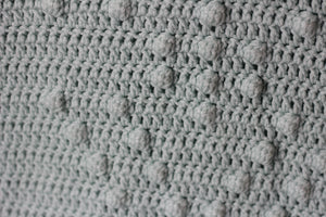 Handmade Crochet Blanket- Sea Glass